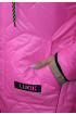 Dlhšia bunda Acqua Limone - ružová 